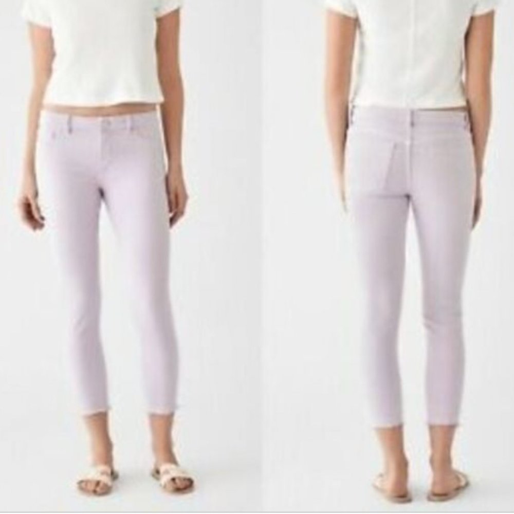 DL1961 Lavender Florence Instasculpt Crop Skinny Jeans in Orchid - 25
